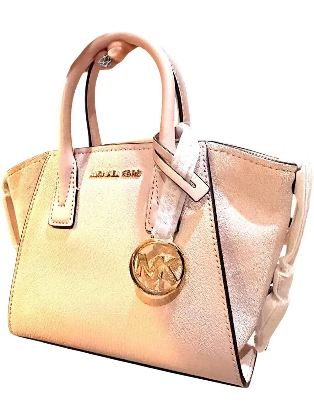 Michael Kors XS Avril Small Satchel Crossbody Handbag in Light Pink NWT